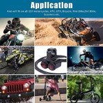 Waterproof 7/8" ATV Light Bar Switch Red