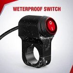 Nilight ATV Handlebar Waterproof Light Switch 12V