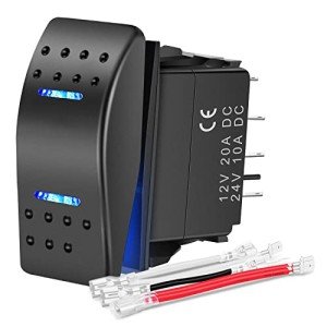 Nilight Waterproof DPDT Toggle Switch for ATV UTV