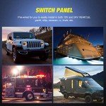 Nilight 3 Gang Rocker Switch Panel for ATV/UTV