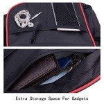 Xintre Side Door Bags for RZR with Removable Knee Pad, Front Door Side Storage Bag for Polaris RZR XP, XP4, Turbo, Turbo S, S 900, S 1000, 2014-2022 (Xintre010)