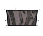 Yamaha YXZ UTV Rear Dust Screen - Black