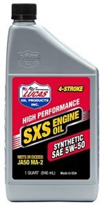 Synthetic SAE 5W-50 SXS Engine Oil - Quart