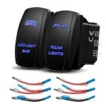 Xislet LED Light Bar & Rocker Switch Set
