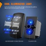 Nilight Momentary Laser Rocker Switch Kit 7Pin