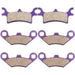 ECCPP Brake Pads Kits Fit for Magnum 330 Scrambler 500 Sportsman 400 500 600 700 800 Trailblazer Trail Boss 330, FA159 Front Rear Brake Pads
