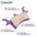 ECCPP Brake Pads Kits Fit for Magnum 330 Scrambler 500 Sportsman 400 500 600 700 800 Trailblazer Trail Boss 330, FA159 Front Rear Brake Pads