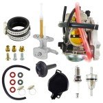 Kawasaki Prairie 360 Carburetor and Fuel Valve Set