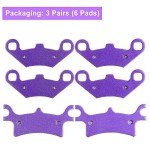 ECCPP Brake Pads Kits Fit for Magnum 330 Scrambler 500 Sportsman 400 500 600 700 800 Trailblazer Trail Boss 330, FA159 Front Rear Brake Pads