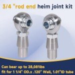 3/4" Chromoly Heim Joints Rod End Suspension Kit