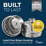 HammerHead Showers® Chrome Metal Shower Head Filter