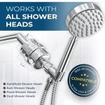 HammerHead Showers® Chrome Metal Shower Head Filter