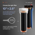Aquaboon 1-Micron Water Filter Cartridge - 25.4 x 6.3 cm