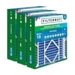 Filterbuy 21x21x5 MERV 13 Air Filters (3-Pack)