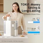 TOKIT Countertop Reverse Osmosis Water Filter System