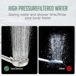 Filtered Handheld Shower Head with 9 Spray Settings