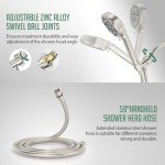 Filtered Handheld Shower Head with 9 Spray Settings