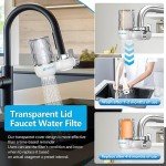 HEYAXA Faucet Mount Water Filter for Home