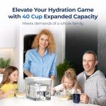 Waterdrop 40-Cup Water Filter Dispenser with Dual Filter