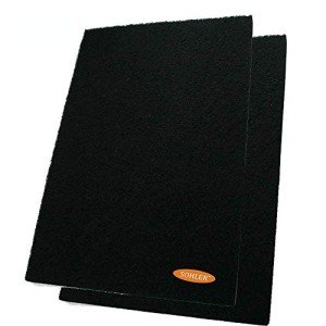 Activated Carbon Replacement Filter Pads - 2 Pack