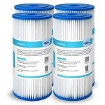 50 Micron Pleated Water Filter Cartridge - 4 Pack