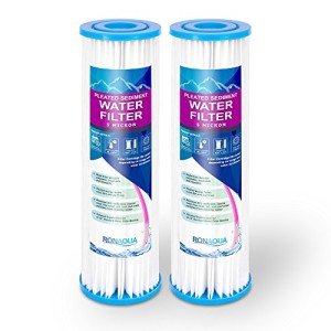 2 Pack Pleated Sediment Water Filter Cartridges