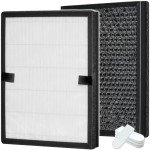 WOCASE 2-Pack H13 HEPA Filter for Lunino E-200