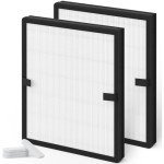 WOCASE 2-Pack H13 HEPA Filter for Lunino E-200
