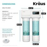 KRAUS Purita Under Sink Water Filtration System