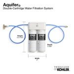 Kohler Aquifer Double Cartridge Water Filter System