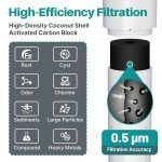 ICEPURE Under Sink Water Filter System, 3 Years or 22000 Gallons Ultra High Life NSF/ANSI 42 Certified, Removes Heavy Metals,Chlorine,Direct Connect Under Counter Drinking Water System, USA Tech