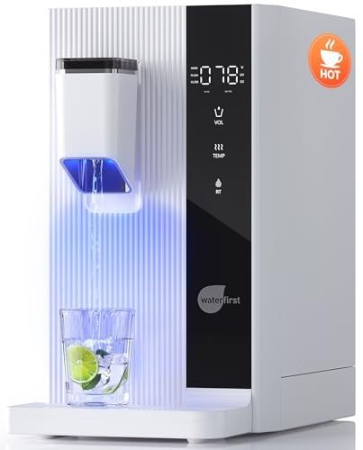 WaterFirst® Reverse Osmosis Water Filter Countertop,RO Filtration System with 3S Instant 𝐇𝐨𝐭, NSF/ANSI 58, EPA, 5 Stage Purifier for Family Office, No Installation, Reduce PFAS(Dr.Water)