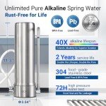 6-Stage Alkaline Stainless Steel Water Filter