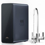 TOKIT UV Reverse Osmosis Water Filter, U2 Pro Alkaline Mineral Under Sink Water Filter System, Tankless RO Filtration, 600 GPD High Flow, NSF/ANSI 58, 2:1 Pure to Drain, Reduce TDS, 2 Way Faucet