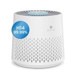 Medify MA-12 PRO Air Purifier with True HEPA H14 Filter | 405 ft² per Hour for Smoke, Odors, Pollen, Pets | 99.99% Removal to 0.1 Microns | White, 1-Pack