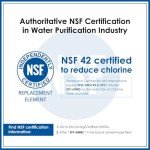 Waterdrop WD-F48 Replacement for GE® XWF Refrigerator, GE® XWF, WR17X30702, 3 Filters (Not XWFE®)