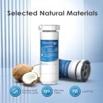 Waterdrop WD-F48 Replacement for GE® XWF Refrigerator, GE® XWF, WR17X30702, 3 Filters (Not XWFE®)