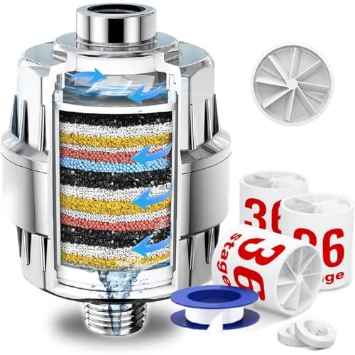 30-Stage Vitamin C Shower Filter with 3 Cartridges