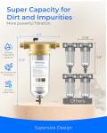 Waterdrop Mega Spin Down Sediment Filter System