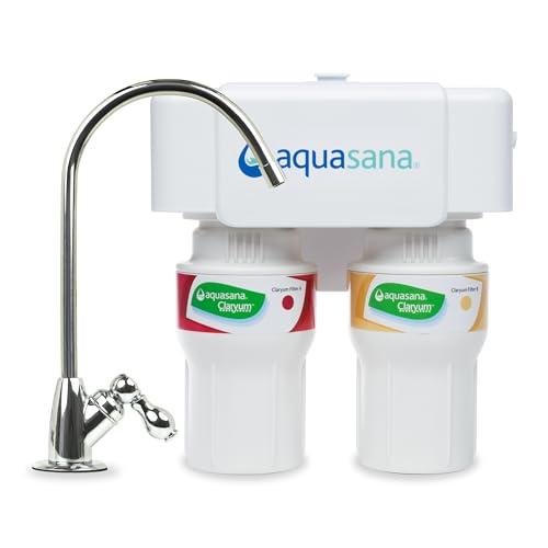 Aquasana Under Sink Water Filter System - PFAS, Lead & Chlorine Removal