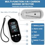Portable Carbon Monoxide Detector with Alarm & Screen