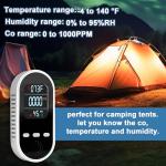 Portable Carbon Monoxide Detector with Alarm & Screen