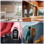 Portable Carbon Monoxide Detector with Alarm & Screen