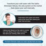 Sulfur Eliminator Deluxe Well Water Filter System