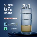 Frizzlife 1000GPD Alkaline Reverse Osmosis Water Filter