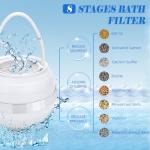 CUOLL Bathtub Water Filter for Softer Skin