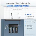 Waterdrop Under Sink Filter for Chloramine Reduction
