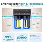 iSpring 2-Stage Whole House Water Filtration System