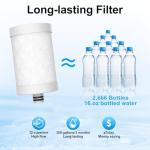 𝗪𝗜𝗡𝗚𝗦𝗢𝗟 PFAS Water Filter, Stainless-Steel 360° Rotating Faucet Water Filter Removes PFAS, PFOA/PFOS, Chlorine, Heavy Metals & Bad Taste, 350G Long Lasting Sink Water Filter, WS-FM002-PAC