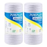 PUREPLUS 5 Micron 4.5" x 10" Whole House String Wound Sediment Filter for Well Water, Replacement Cartridge for 84637, WPX5BB97P, PC10, 355214-45, 355215-45, WP10BB97P, WP5BB97P, 2Pack